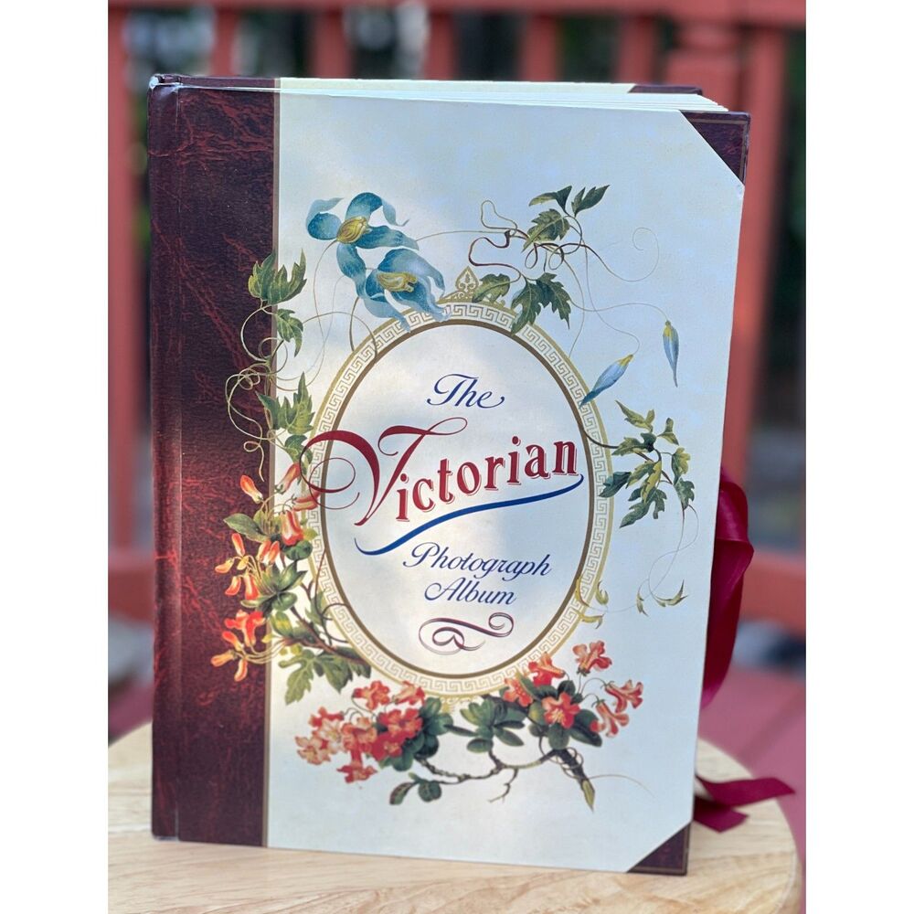 Vintage Victorian Photograph Album Photo Book Cottagecore Keepsake Memory Album